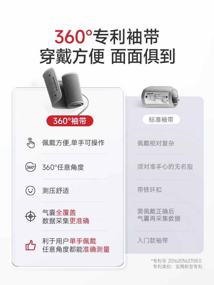  鱼跃亦乐血压计（电子血压计）