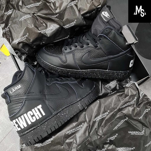 耐克NIKE DUNK HIGH 1985 UNDERCOVER联名黑白泼墨板鞋DQ8799-101 - 图2