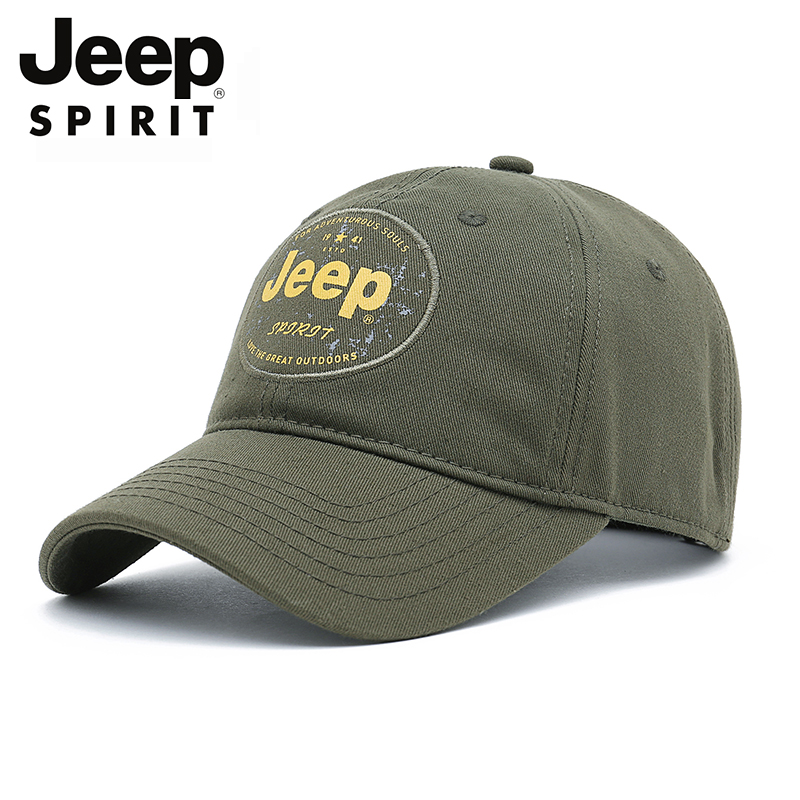 吉普JEEP2024新款刺绣字母棒球帽男女运动休闲遮阳帽潮流春夏帽子