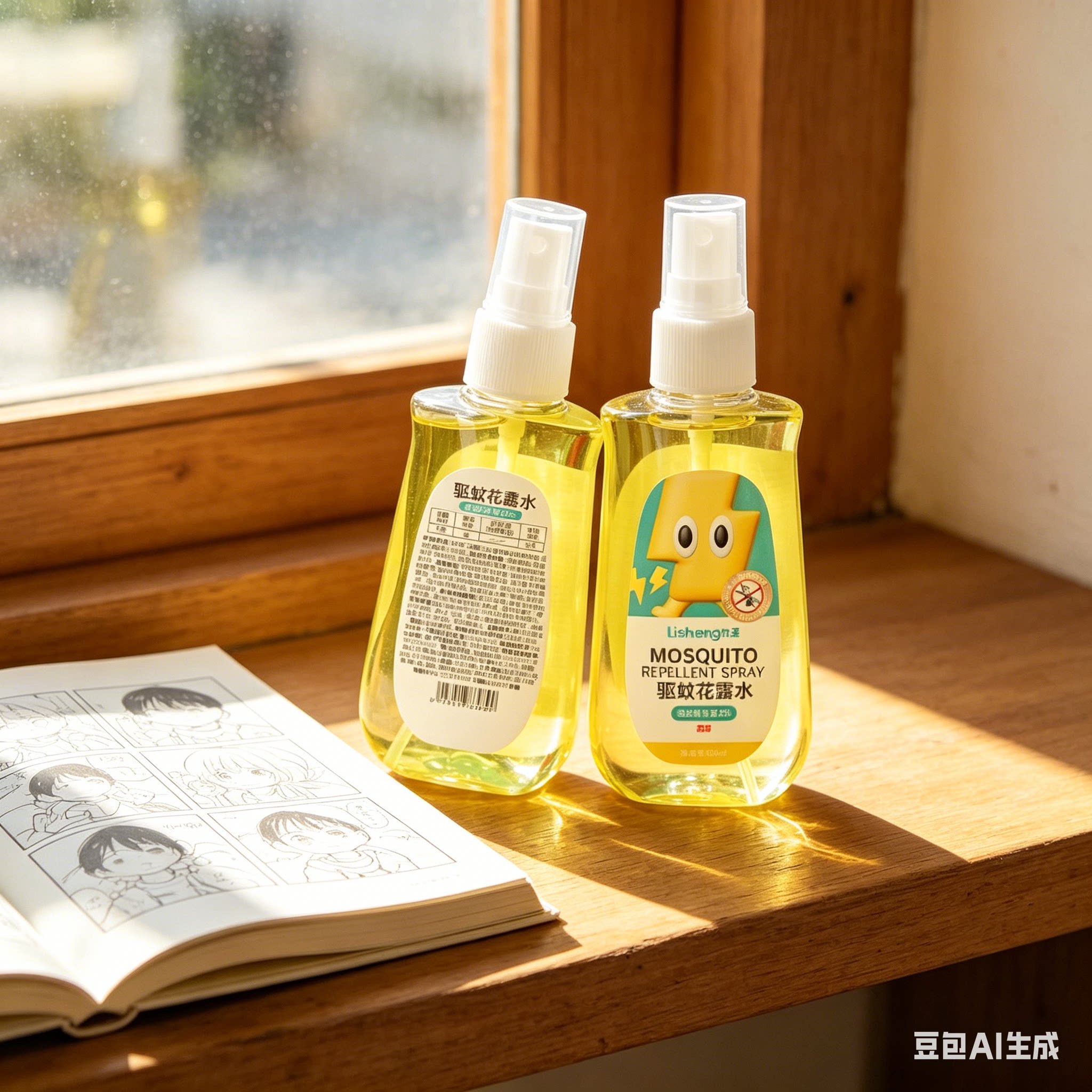 力圣驱蚊花露水驱蚊神器户外便携钓鱼防护长效驱蚊防蚊水驱虫防蚊