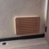Solid wood simple meter box to block decorative painting without punching