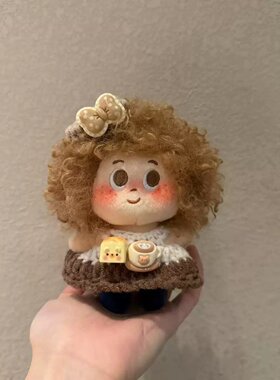【秋款上新】美拉德色正版赛特嘟嘟爆炸头毛绒包挂件可爱卡通