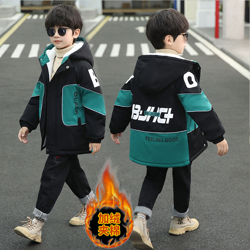 童装男童秋冬外套2025新款男孩冬季棉服加绒加厚洋气派克服棉衣潮,淘宝优惠券,粉丝福利购,淘宝优惠卷