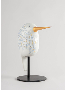 LLADRO 雅致西班牙进口Face 2 Face小鸟摆件软装家居装饰品