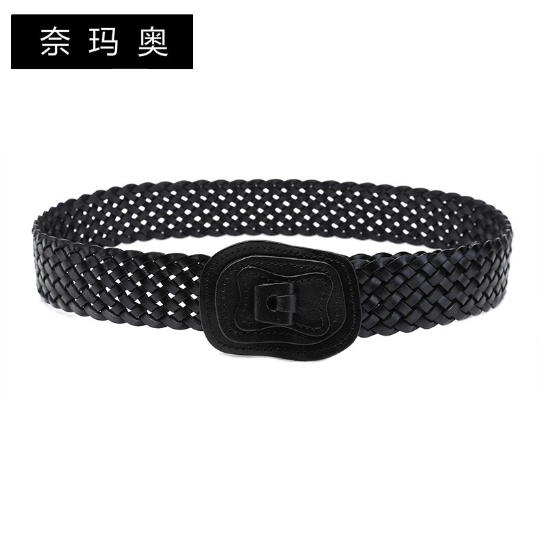 奈玛奥女士时尚装饰手工篇织连衣裙 奈玛奥腰带/皮带/腰链