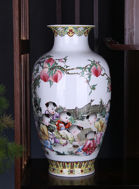 景德镇仿古陶瓷器粉彩古董官窑