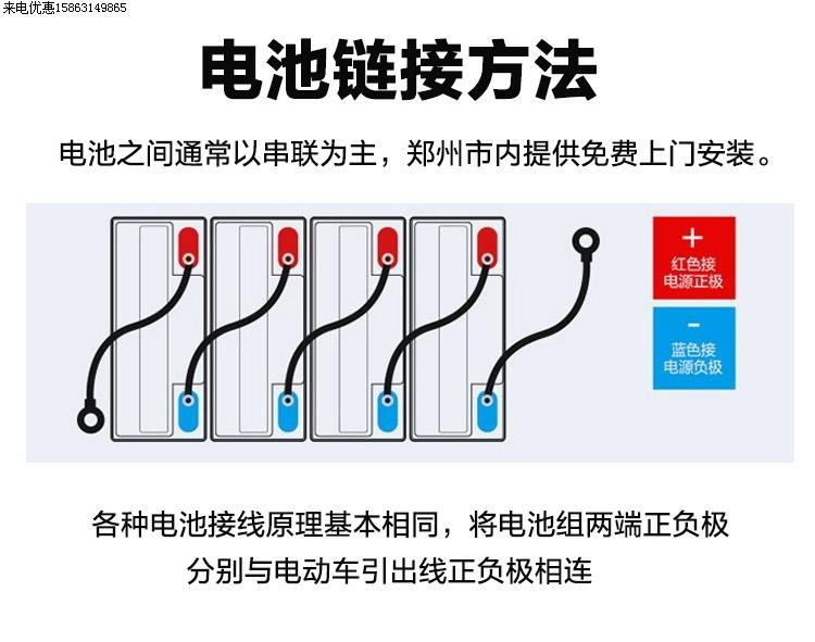 定制蓄电池6EVF107电动三轮车60V电瓶12V107AH洗地观光四轮汽车 - 图1