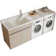 Honeycomb Aluminum Double Washing Machine Cabinet Companion Washing and Drying Cover Customization
