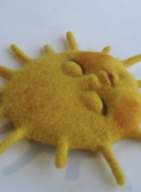 毛毡挂饰可爱太阳玩偶