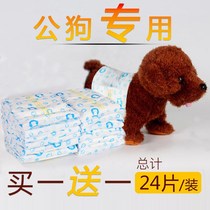 Public dog special urine not wet public dog paper pee pants pet dog paper diaper Teddy teddy gold wool kokie Boomeo universal