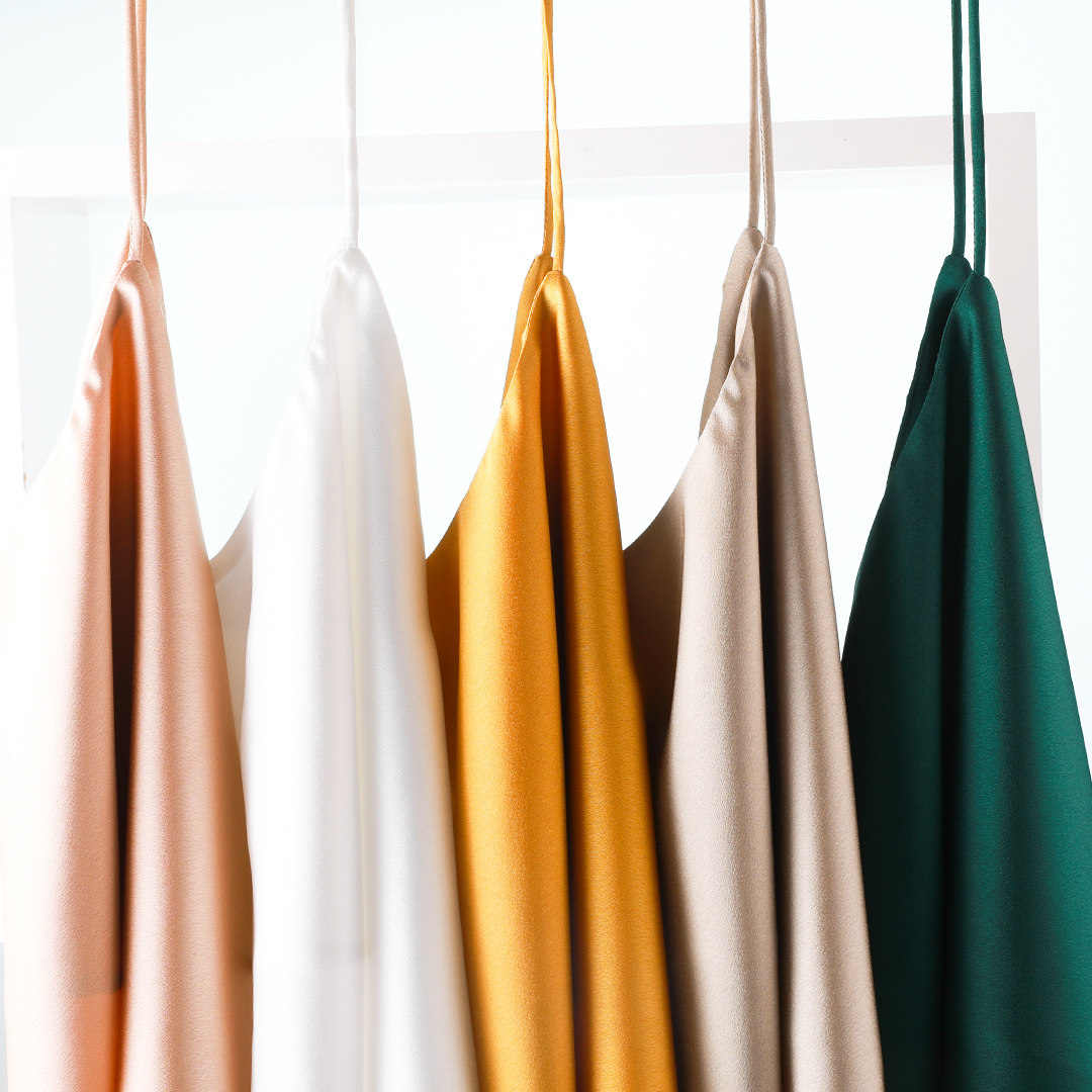 醋酸缎面吊带 缪语女装背心吊带