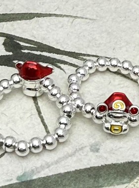 2026年新款新中式国风可爱小财神戒指小众设计轻奢高级感食指戒