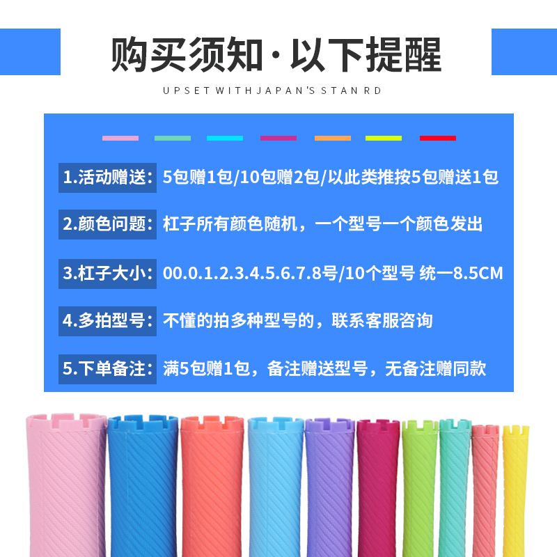 烫发杠子加厚标准杠冷烫杠子理发店专用卷发杠子日本杠子烫发工具-图2