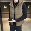 Duck down vest men's warm down jacket 2026 autumn and winter new hooded Korean style trendy outer vest vest