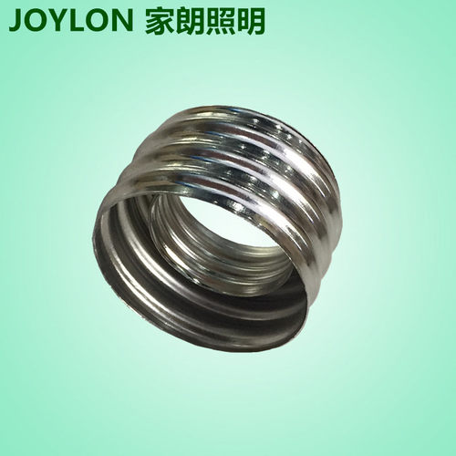 E40灯头E27转E40灯头转换灯头灯座灯头转换器镀镍耐高温灯头大头 - 图0