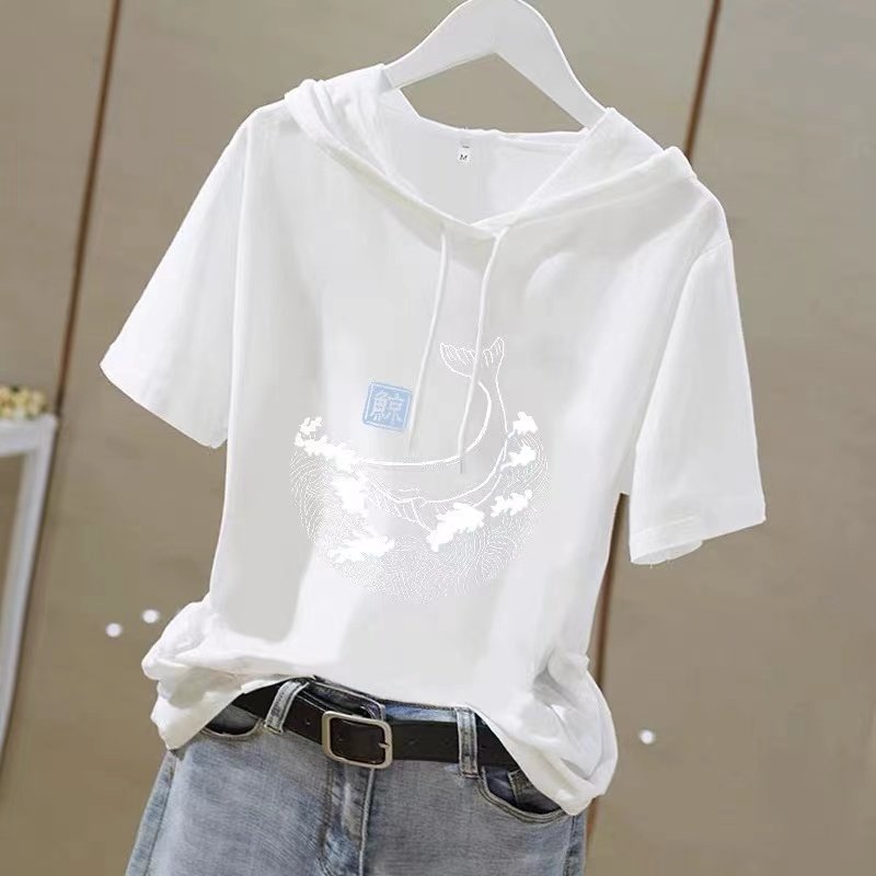 韩国短袖2022新款纯棉休闲显瘦t恤 haadidT恤