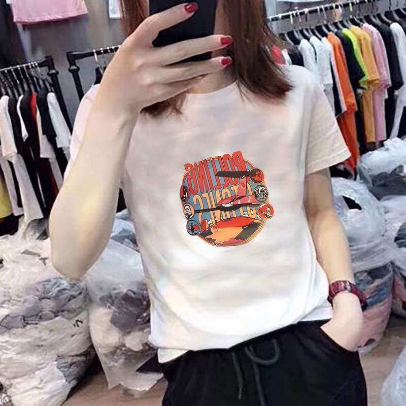 韩国2022新款潮ins超火短袖女t恤 haadidT恤