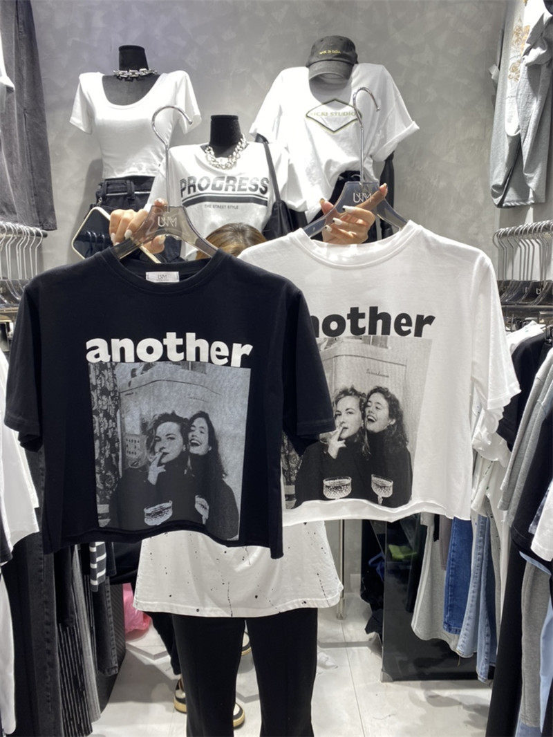 韩国短袖女2022夏新款韩版ins t恤 haadidT恤