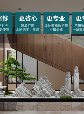 新品景观石雪浪h石泰山客厅别墅摆件售楼处中式枯山水造景园林庭