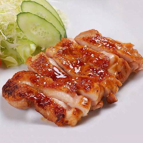 正大日式照烧鸡腿排　中粮日式照烧鸡腿排100克*10片装冷冻照烧鸡 - 图3
