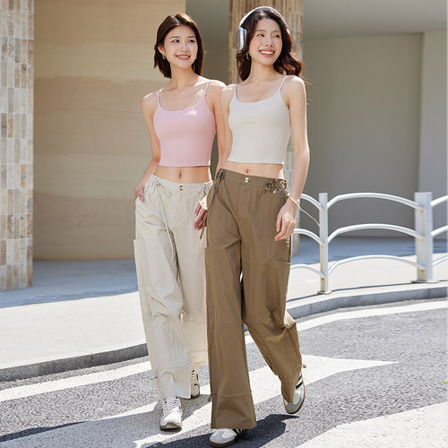 neverme瑜伽吊带背心女防震跑步健身文胸美背带胸垫运动内衣夏季 - 图3