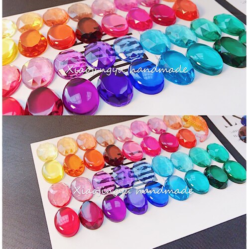 小鲸鱼diy 水晶滴胶透明染色色精ab滴胶宝石色精染色uv材料包套装 - 图0