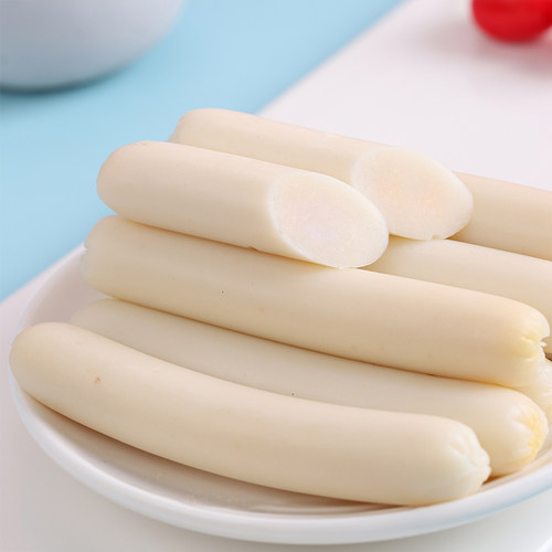 功夫小鸭深海鱼肠鳕鱼三文鱼虾肉肠儿童即食海鲜味肉肠火腿肠1罐 - 图3