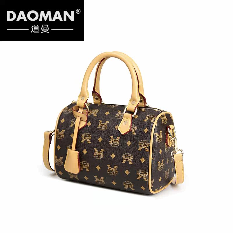 高级感新款2020波士顿女士手提包 道曼箱包女士包袋