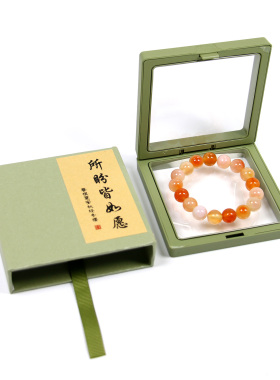pe膜透明薄膜悬浮首饰盒