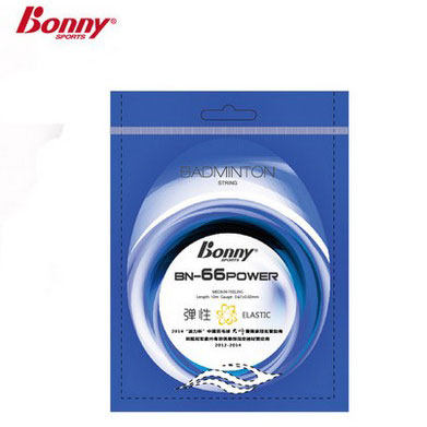 Bonny/波力正品羽毛球拍拍线BN-66 66power 9966 直径0.68mm - 图0