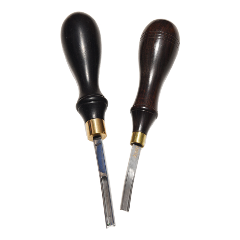 黑檀木柄法式宽铲手工DIY皮革皮具削边器削薄工具起鼓段削法铲薄-图3