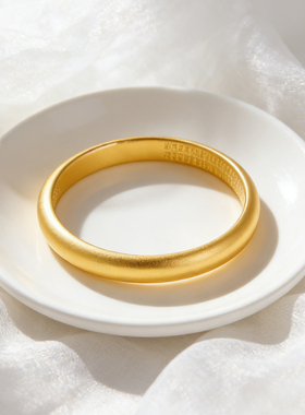 金包银泥鳅背手镯莲花内心经送礼