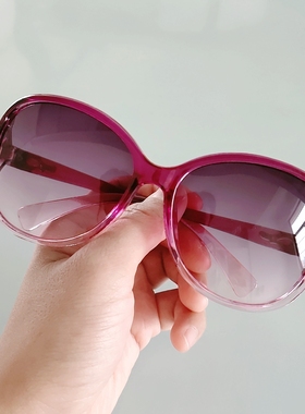 狐狸头太阳镜2020遮阳时尚女圆框