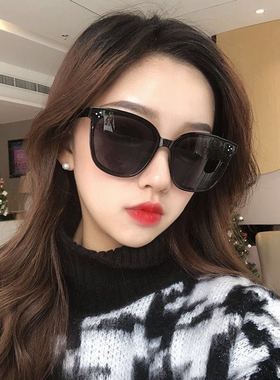 圆脸太阳镜2024GM遮阳时尚女方框