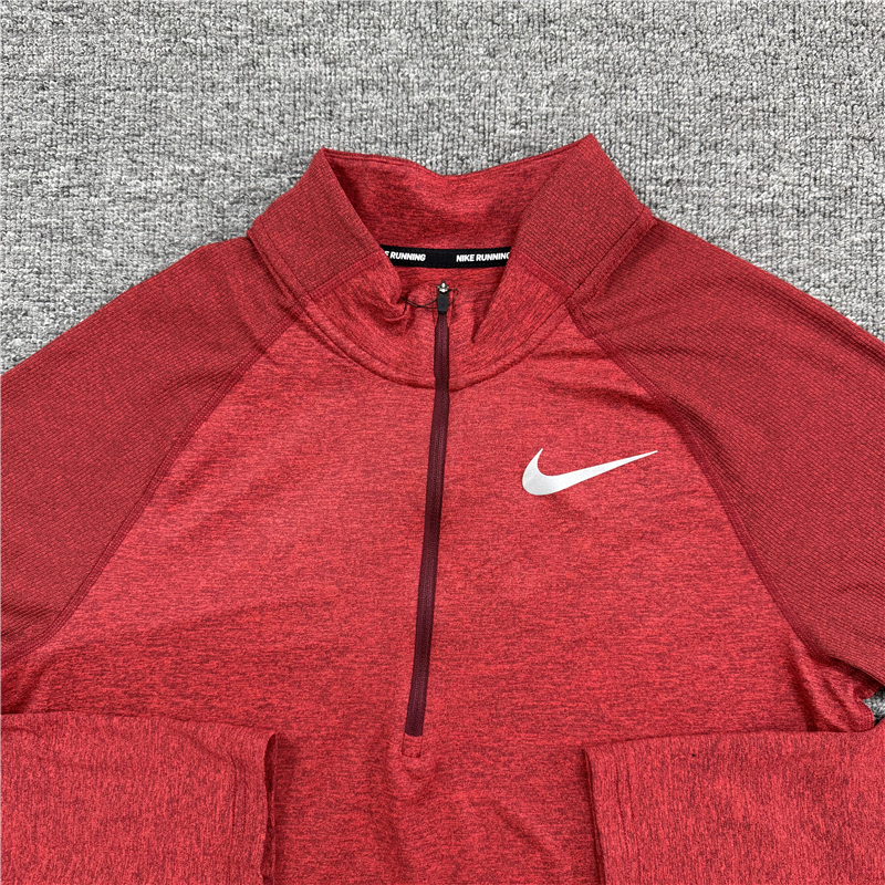 Nike/耐克 男子春季运动跑步训练速干透气反光立领长袖AH8974-638 - 图1