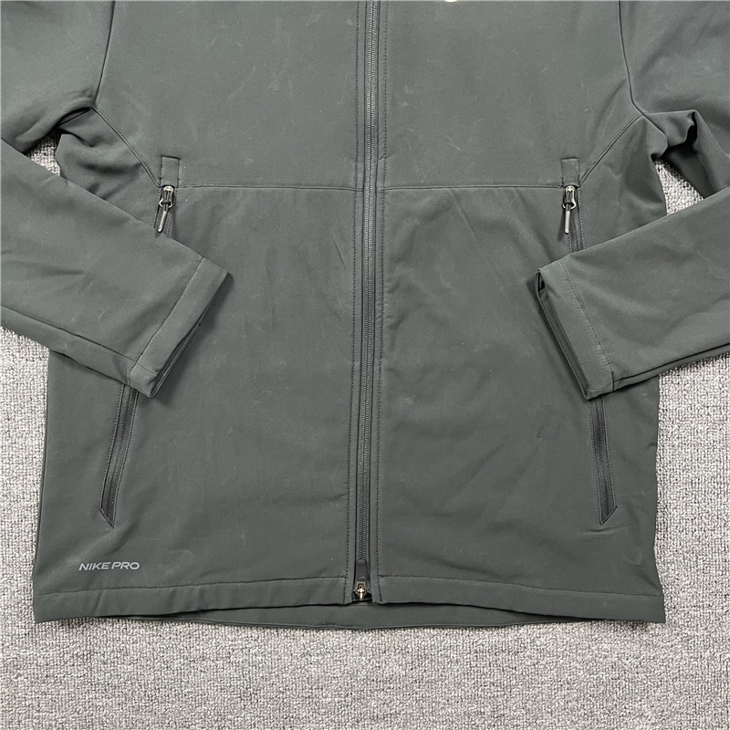 Nike/耐克 男子春季运动训练跑步薄绒防风拒水夹克外套CU7347-010 - 图1