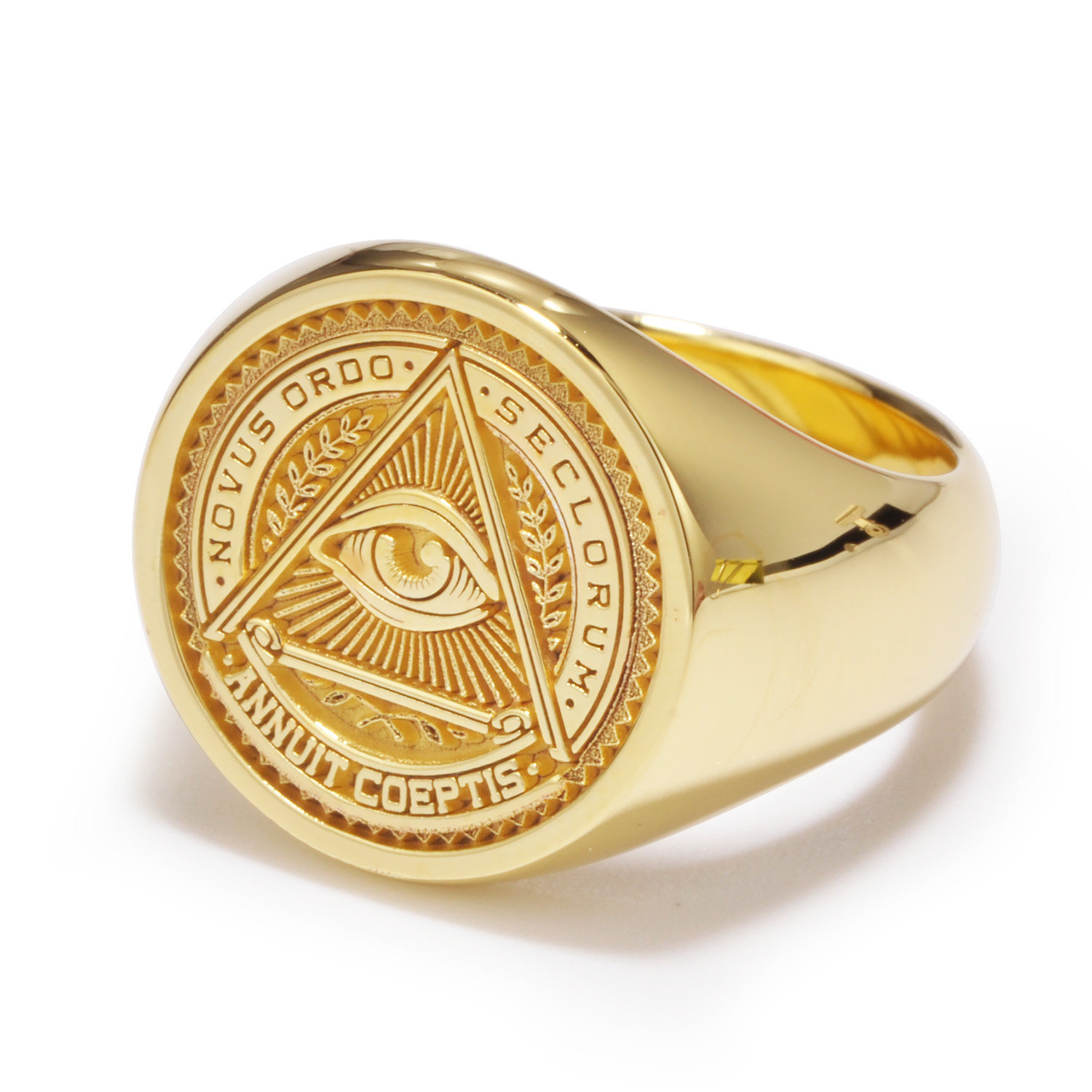 Qiyue men's and women's 925 silver commemorative eye of God ring