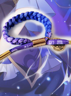 元神胡桃万叶魈刻晴编织手绳钟离芭芭拉手环可莉雷电将军手链