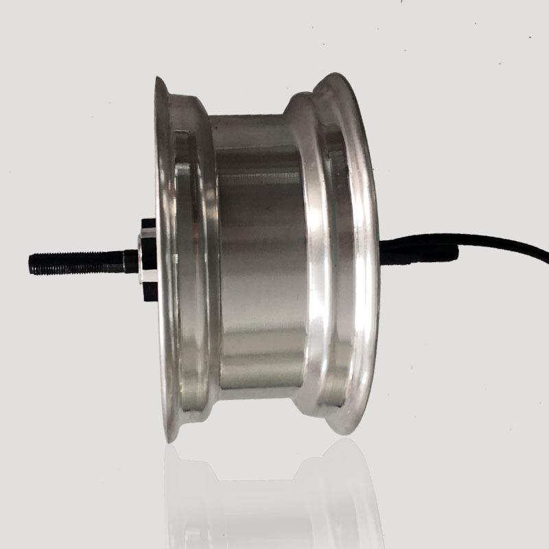 厂家电动车轮毂电机12寸哈雷电机无刷无齿电机碟刹电机宽胎电机 - 图1