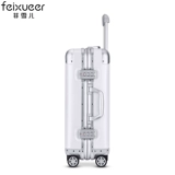 Металлический универсальный элитный чемодан на колесиках, алюминиево-магниевый сплав, 20 дюймов