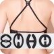 Underwear shoulder ສາຍປັບ buckle hook ປຸ່ມ dress bra vest suspender skirt ຄົງປັບຄວາມງາມກັບຄືນໄປບ່ອນ buckle