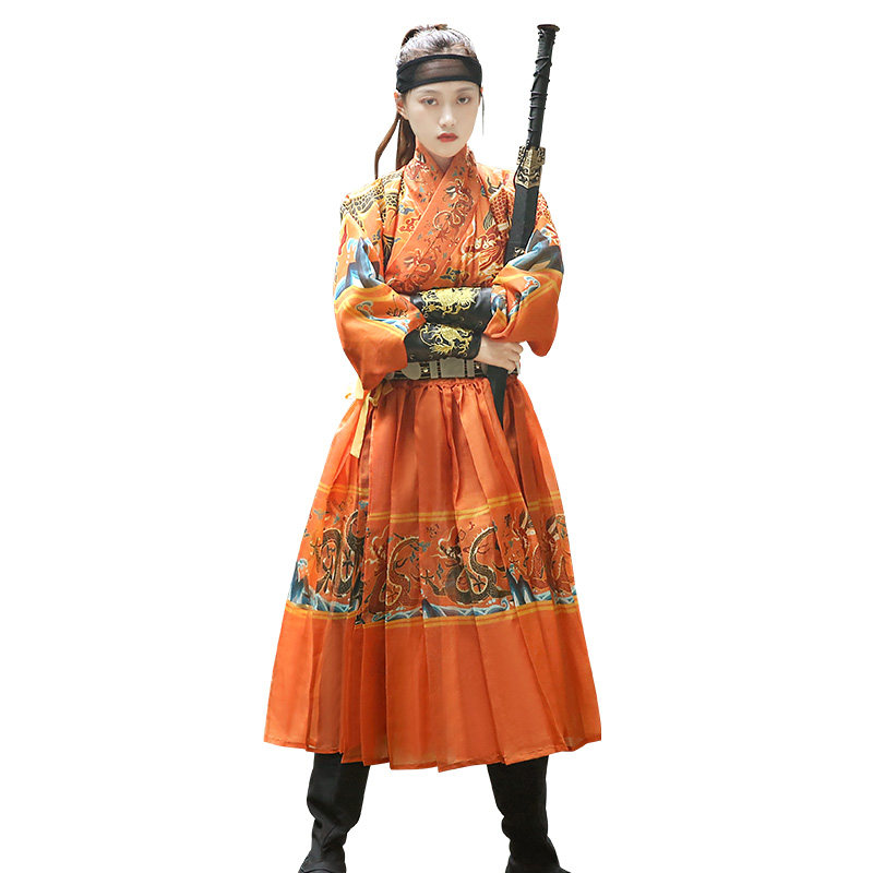 【现货】布许原创男装树皮纱飞鱼汉服 布许汉服