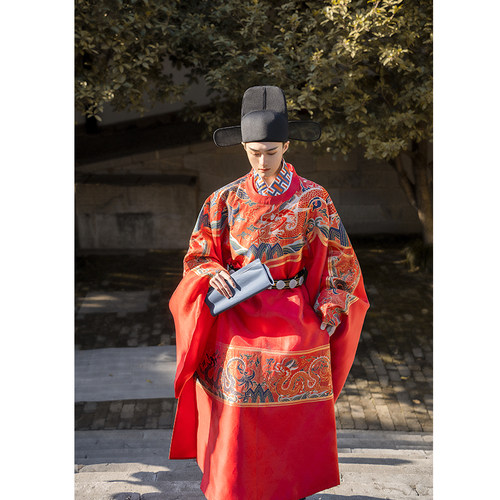 布许原创平翅乌纱帽明制圆领袍飞鱼服配帽汉服帽结婚婚礼新郎帽子 - 图0