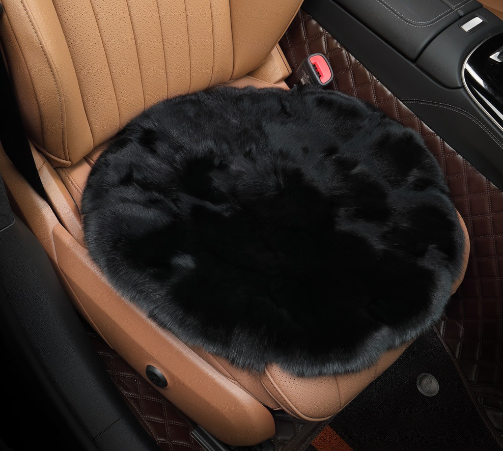 冬季狐狸毛汽车坐垫羊毛绒冬天单片单座一体保暖真皮草冬季坐垫,淘宝优惠券,粉丝福利购,淘宝优惠卷
