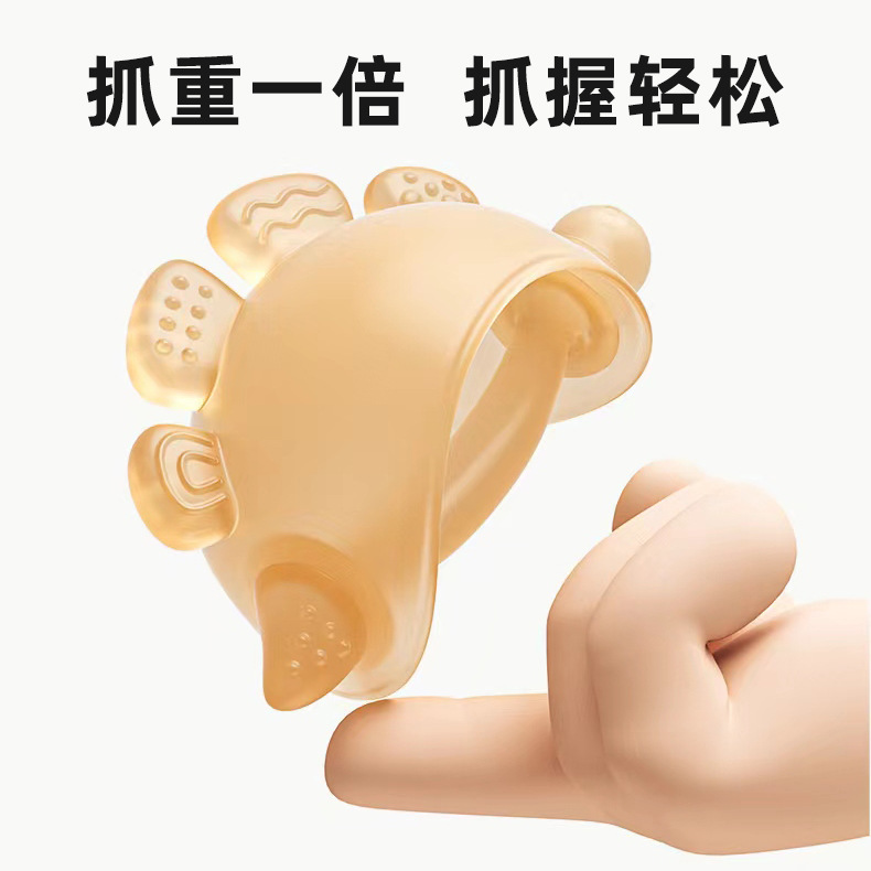 牙胶婴儿磨牙棒宝宝口欲期四六个月安抚咬胶玩具可水煮防吃手神器