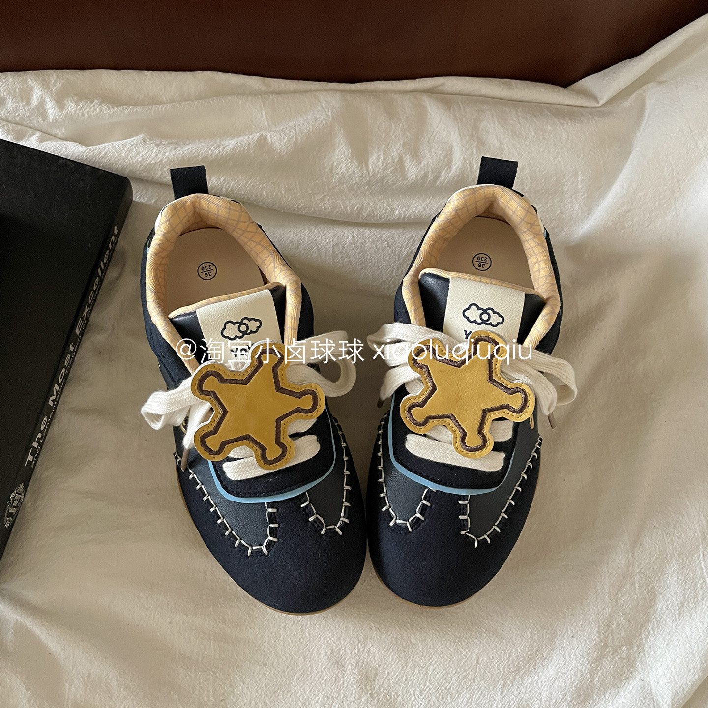 小卤球球 厚底小白鞋女款2026年春季新款板鞋ins潮百搭小众德训鞋,淘宝优惠券,粉丝福利购,淘宝优惠卷