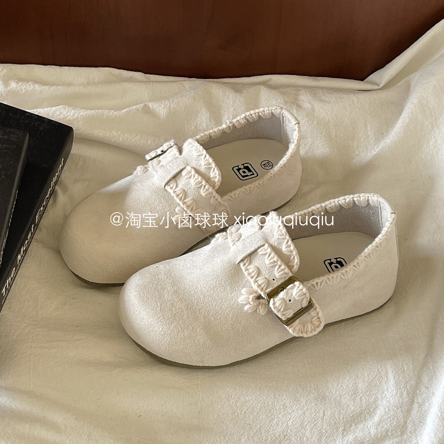 小卤球球2026早春新款全包勃肯鞋百搭一脚蹬平底懒人鞋穆勒休闲鞋,淘宝优惠券,粉丝福利购,淘宝优惠卷