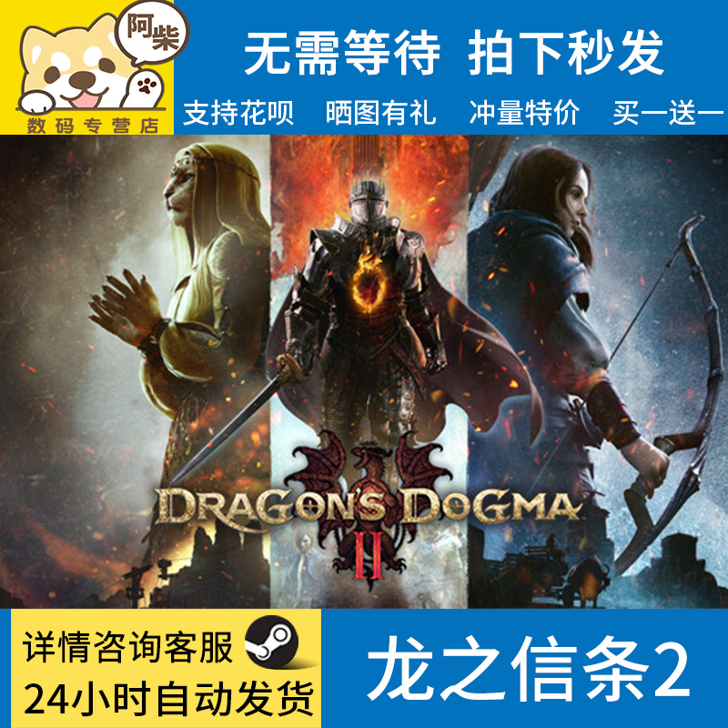 steam正版 龙之信条2 Dragon's Dogma 2 冒险 动作 国区礼物激活码cdk下单现货秒发 - 图1