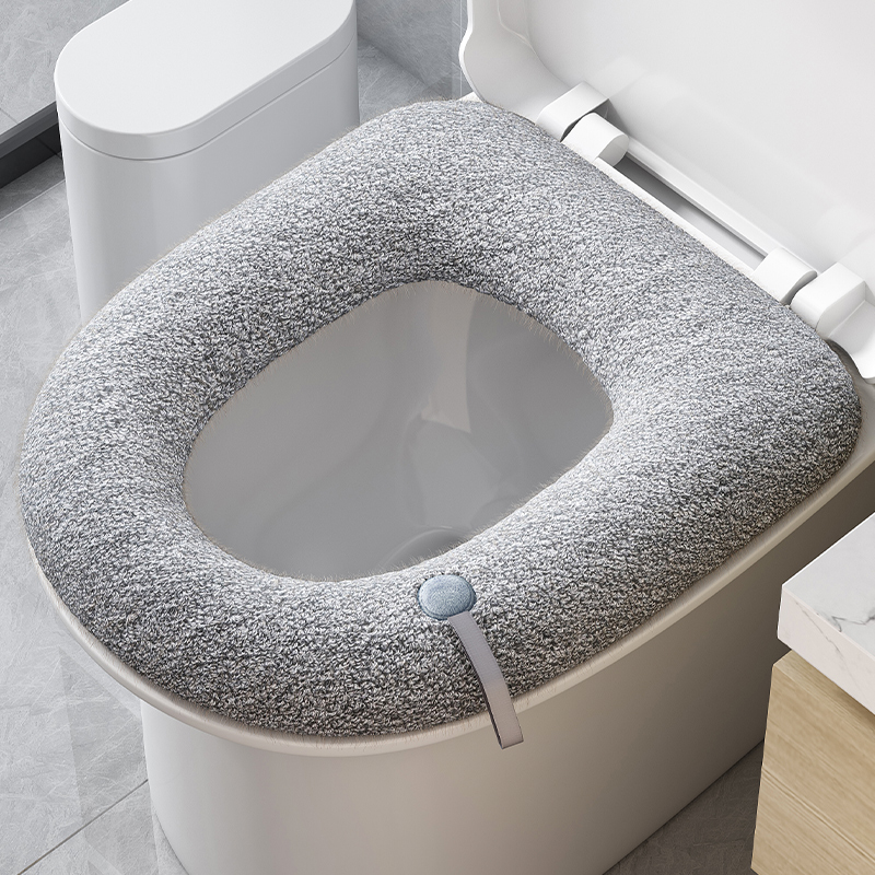 马桶坐垫四季通用厕所加大款冬季加厚马桶垫子马桶套坐便套马桶垫 - 图2