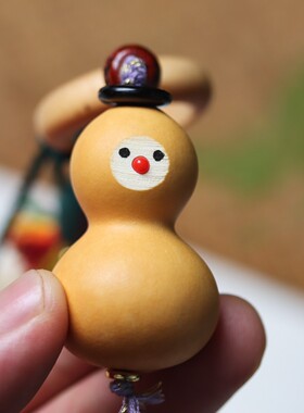 雪人小葫芦福禄挂件中国风手机挂绳防丢绳手工编织流苏款汽车挂饰